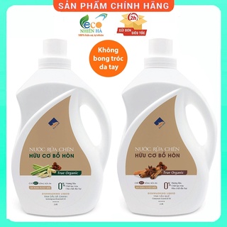 Nước rửa chén ECOCARE 2L hữu cơ, nước rửa bát an toàn trẻ nhỏ, bộ sản phẩm an toàn da tay