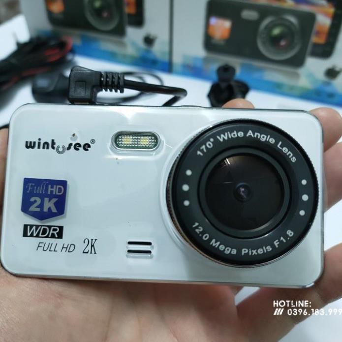 Camera hành trình ô tô Wintosee V8 gps màn hình 4 Inch 2K Siêu nét - Dual Camera | BigBuy360 - bigbuy360.vn