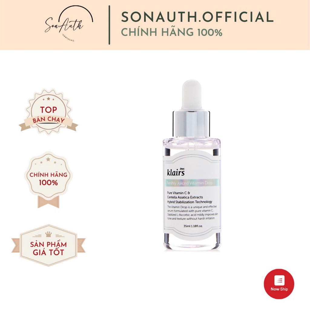 Tinh chất Klairs Freshly Juiced Vitamin Drop