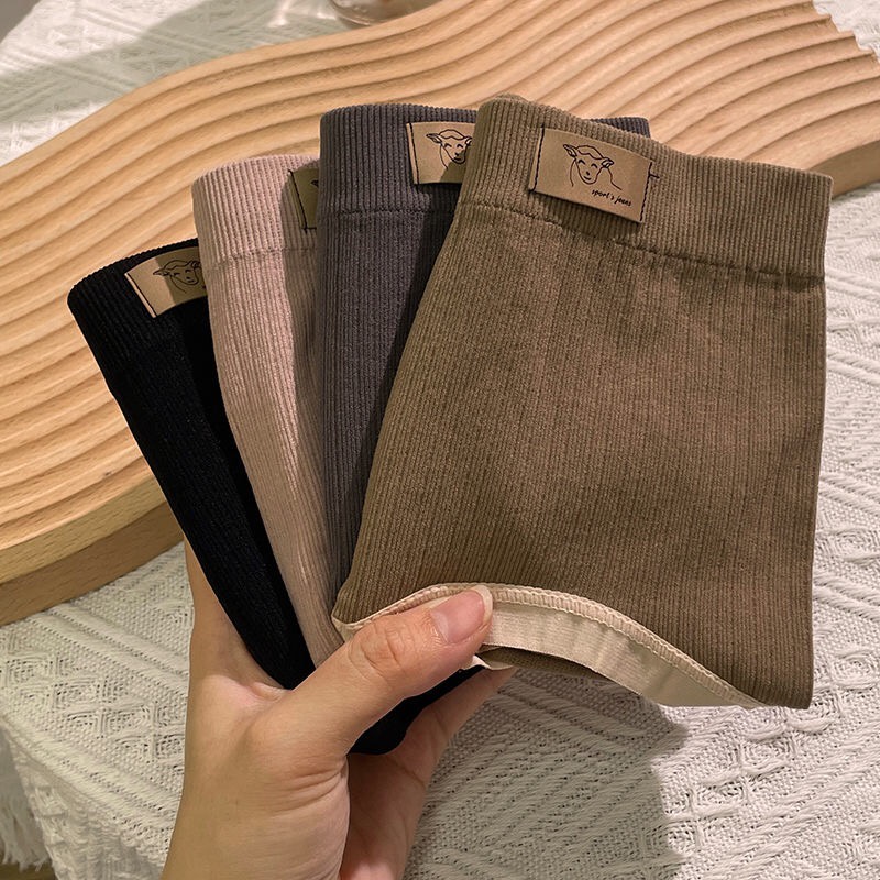 Quần Lót Cotton Đáy Cao Không Đường May Co Giãn Thoáng Khí Thoải Mái Cho Nữ