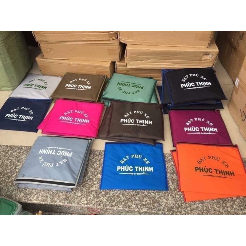 Bạt che  xe máy phúc thịnh vải dù chống nước siêu bền