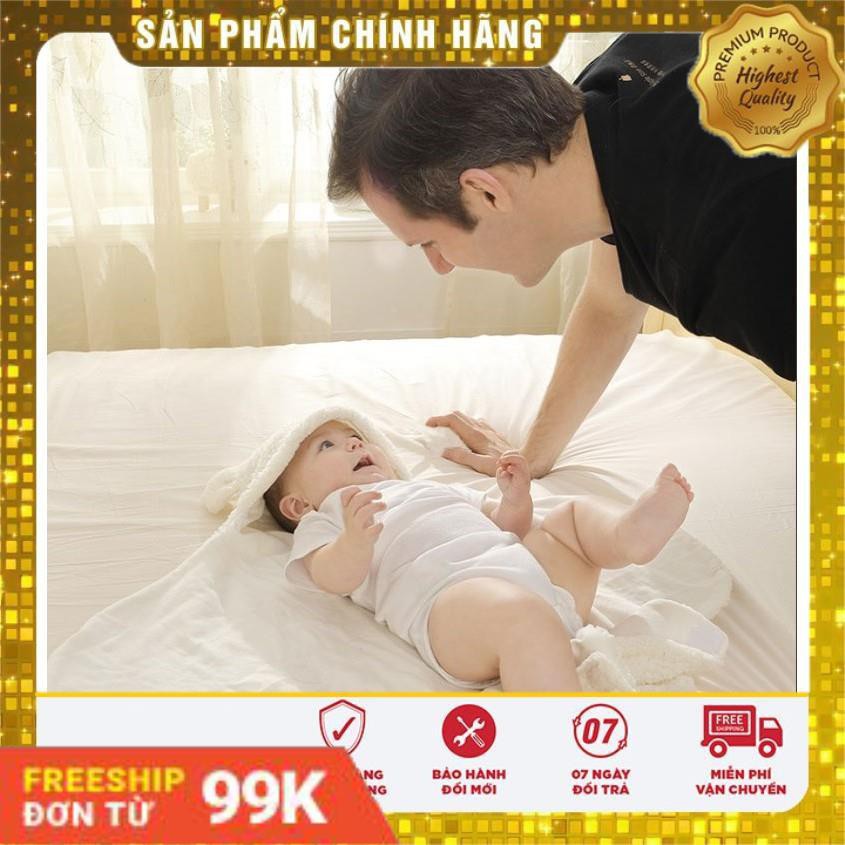 [Giảm 50%] Chăn quấn lông cừu ủ kén Baby Blanket hình thú cao cấp cho bé yêu