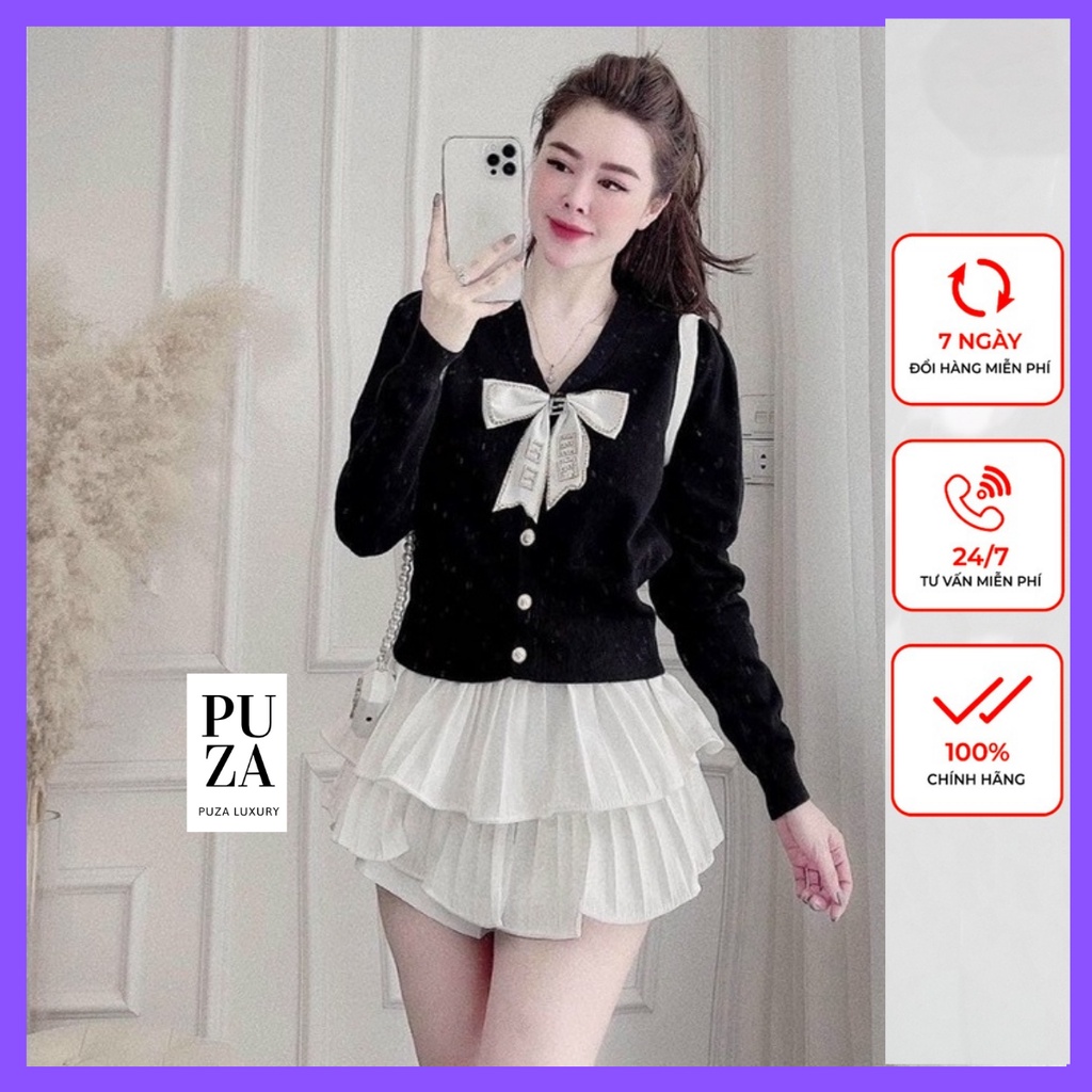 Chân Váy Tầng Xếp Ly 2 Tầng. chân váy 2 tầng dáng xòe cạp cao cực đẹp.(có quần lót trong)
