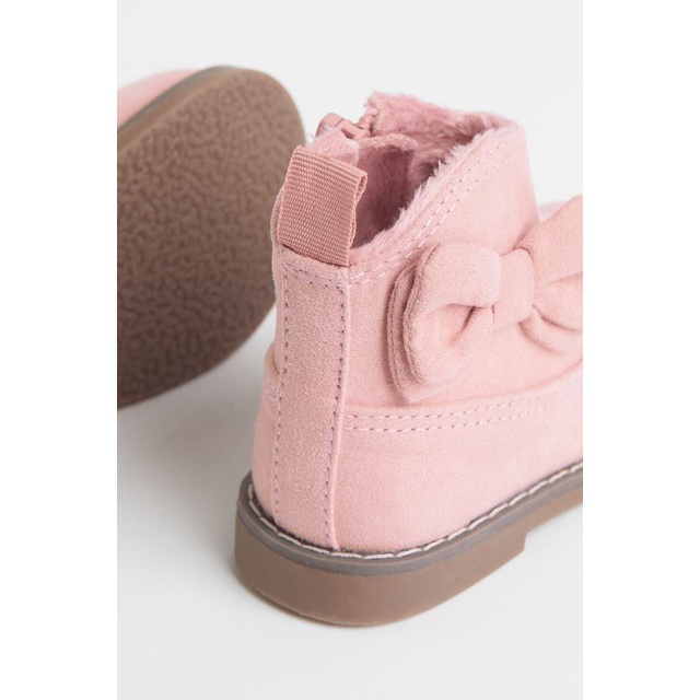 Bốt da lộn lót lông HM US chính hãng sz  18/19, 20/21, 22, 23, 24, 25