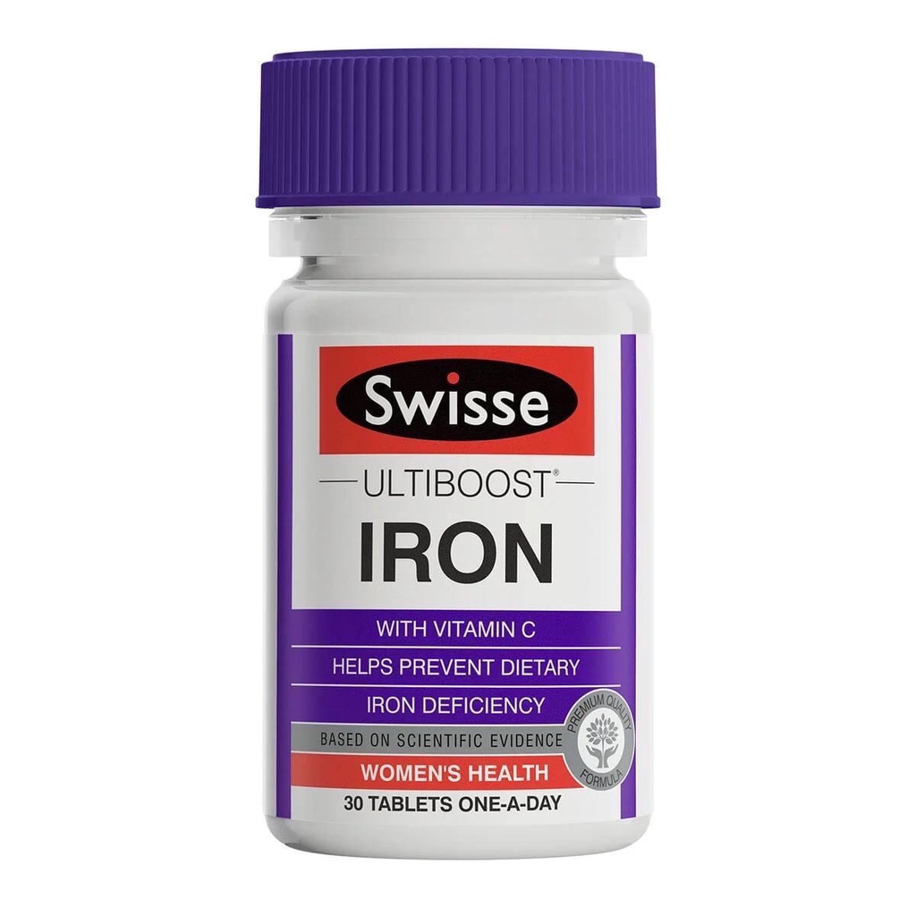 Viên uống bổ sung sắt Swisse Iron Ultiboost