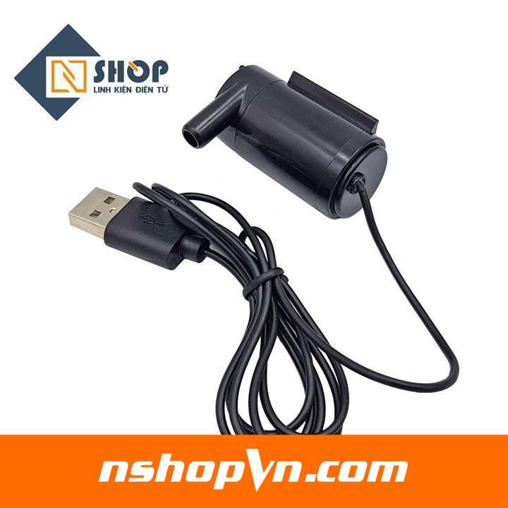 Động cơ bơm chìm mini USB 5V lưu lượng 1,6 lít / phút