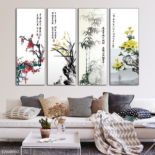 Tranh treo tường Xuân Hạ Thu Đông Tứ quý tứ bình SP19