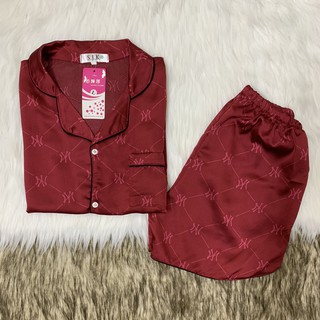 Bộ Pijama lụa satin quần đùi MSĐ