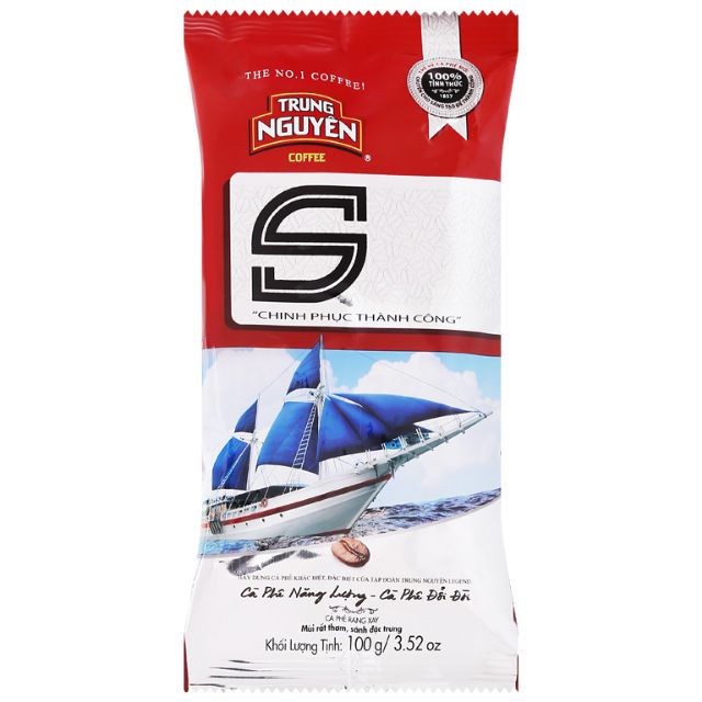 Cà phê Trung Nguyên S chinh phục thành công 100g