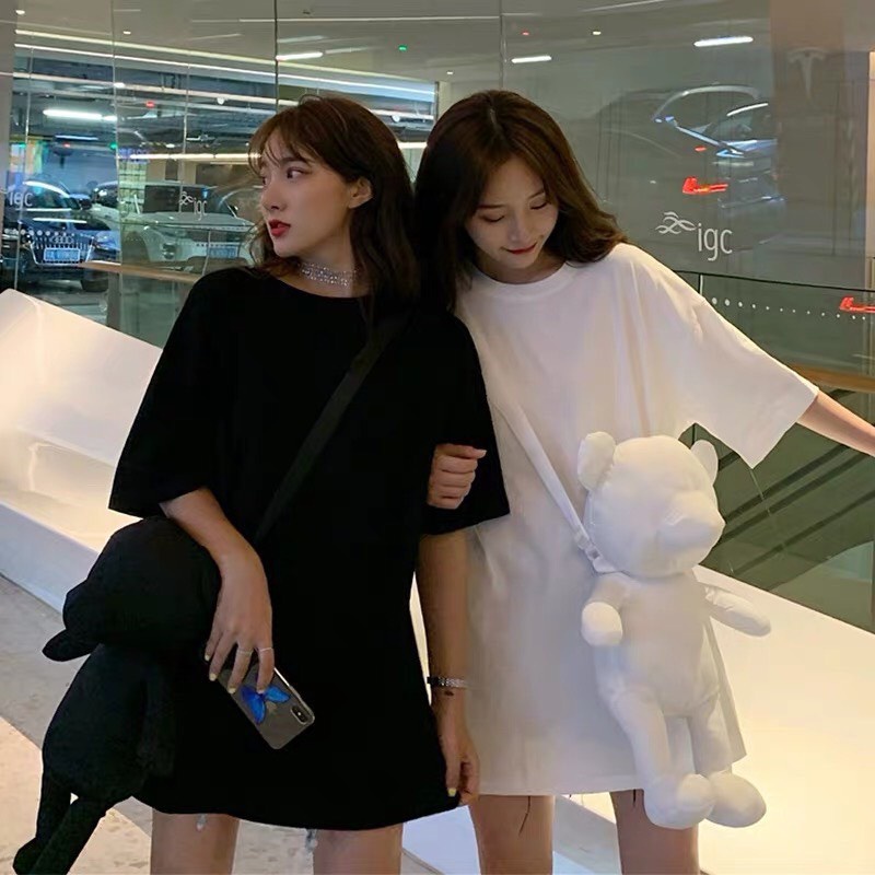 Áo Thun Trơn Tay Lỡ, Oversize , Phông Nam Nữ Unisex - Chất Cotton 100% - Phong Cách Basic