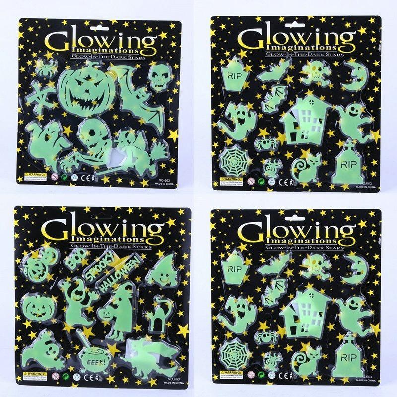 Sticker Dạ Quang Phát Sáng Dán Tường Trang Trí Lễ HALLOWEEN