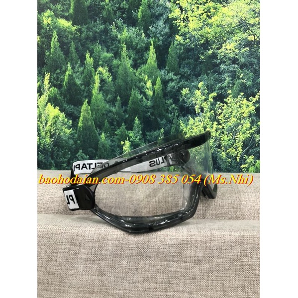 Kính bảo hộ chống hóa chất Deltaplus Galeras- Hình thật