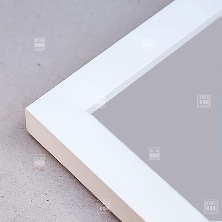 Bộ 11 Khung ảnh màu trắng trơn đẹp giá tại Xưởng (được Sơn màu từ gỗ thông thật)