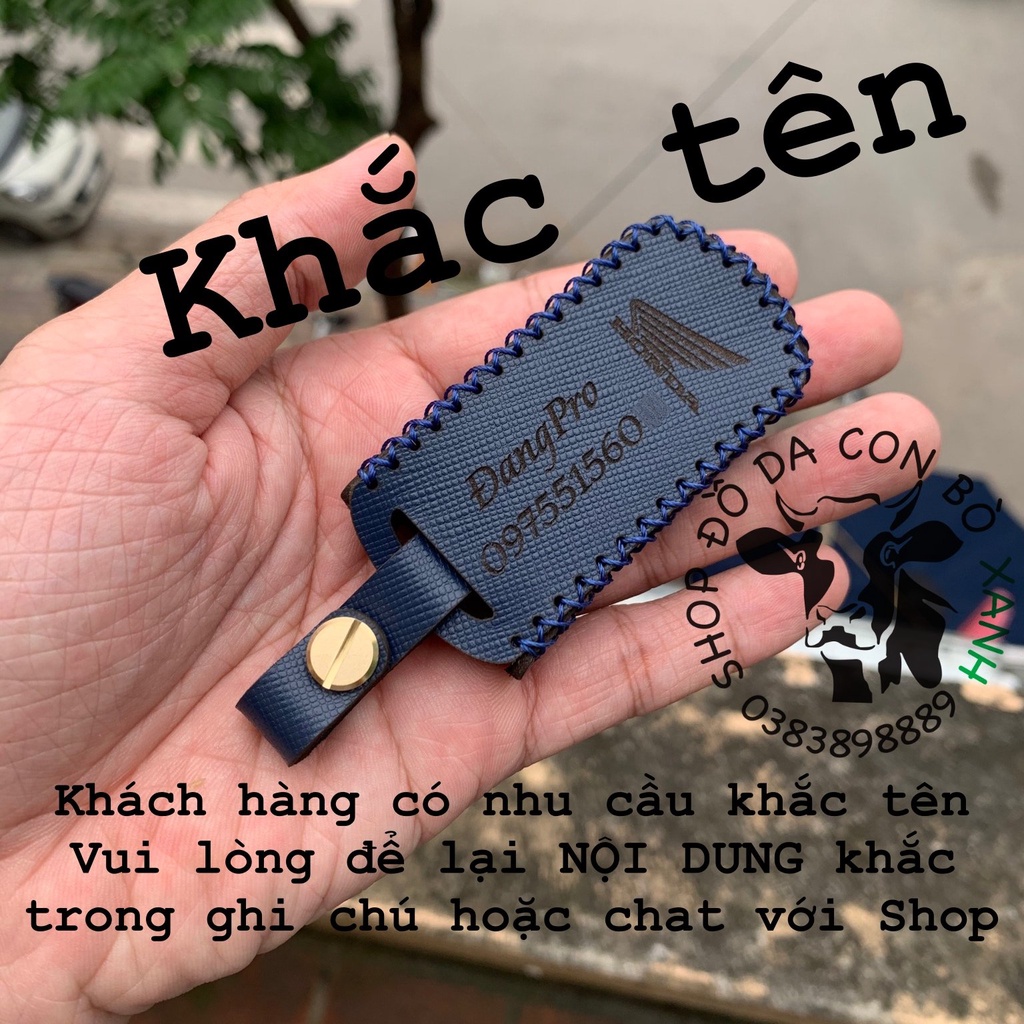 Bao Da Chìa Khóa Honda Air Blade 150, Vario 150, Airblade 2020 handmade da thật