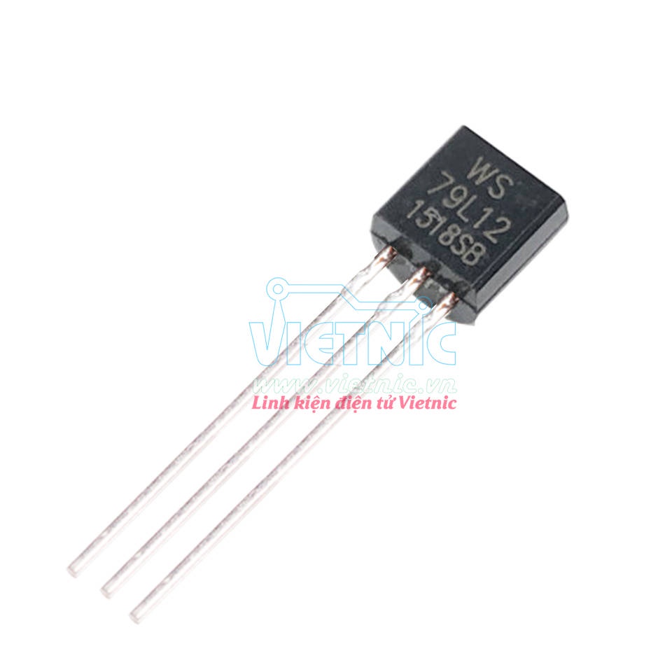 Gói 10 con IC nguồn âm tuyên tính 79L12 WS79L12 TO-92 Negative Voltage Regulator