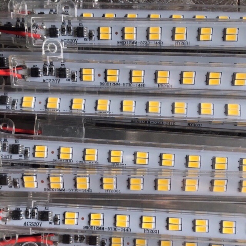 Led Thanh 1mét 220v 2 hàng 144 mắt Led siêu sáng