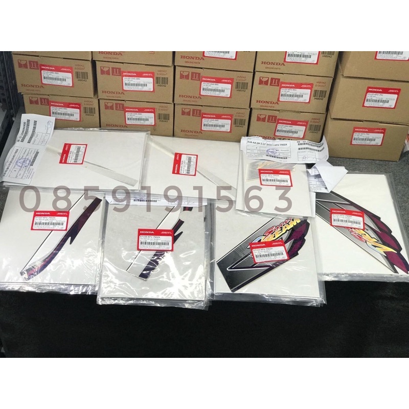 Tem Super Dream 2007 không bóng