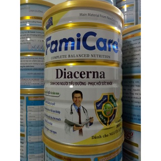 Sữa tiểu đường Diacerna Famicare 900g giúp ổn định đường huyết, tốt cho tim mạch, tăng cường sức khỏe