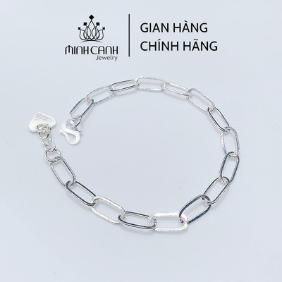 Lắc Tay Bạc Dây Xích Đơn Giản Cá Tính - Minh Canh Jewelry