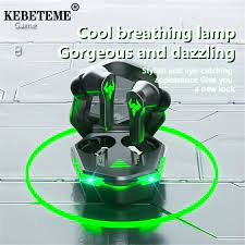 KEBETEME Tai Nghe Tai Nghe Bluetooth Không Dây TWS Tai Nghe Chơi Game Giảm Tiếng Ồn Chống Nước Chất Lượng Âm Thanh Vòm Â