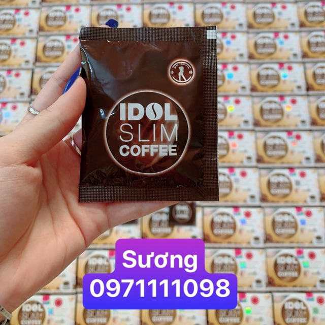 Lẻ 1 gói cafe idol slim coffee chuẩn mạnh