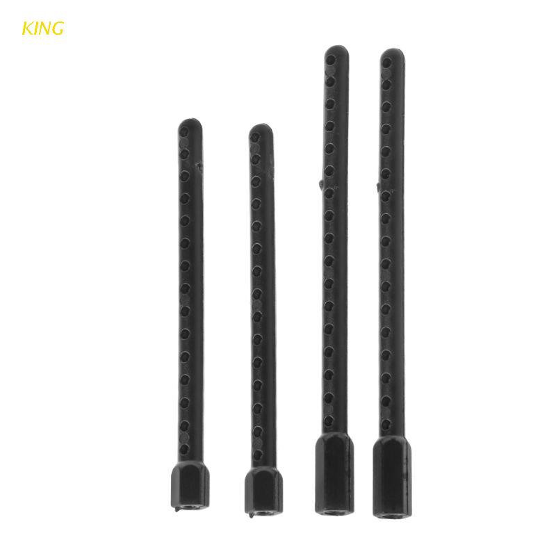 KING 4pcs Plastic Body Post Mounts 1:10 For HSP 94123 94122 Model RC Car Replacement