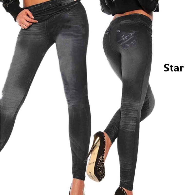 FREESHIP ĐƠN 99K_ Quần legging giả jeans thời trang độc đáo cho nữ | BigBuy360 - bigbuy360.vn