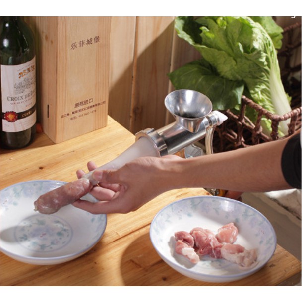 Máy nhồi lap xưởng bằng tay- Máy xay thịt bằng tay