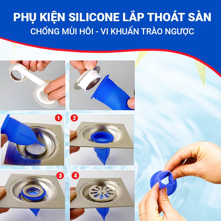 Phụ kiện Silicone lắp thoát sàn chống mùi hôi - Shop HTM2000
