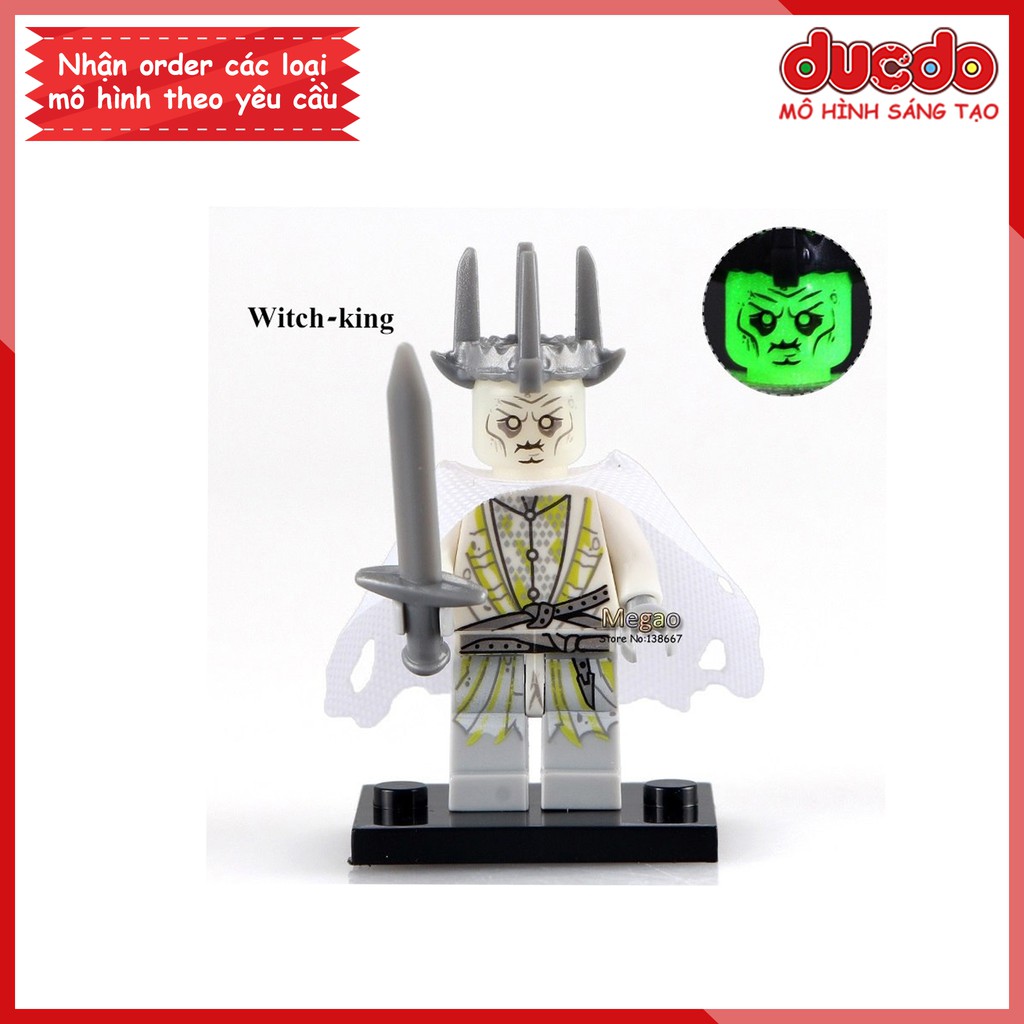 Minifigures nhân vật phim Chúa Tể Những Chiếc Nhẫn tuyệt đẹp - Đồ chơi Lắp ghép Xếp hình Mini POGO PG 8036 Mô hình