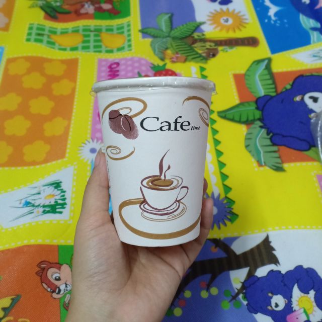 25 Cốc giấy kèm nắp 400ml