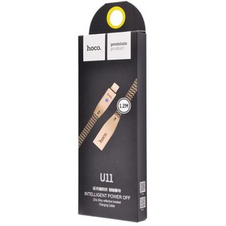 Cáp Sạc Iphone Có LED Báo HOCO U11 (Dây Phản Quang)