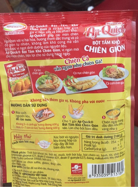 Bột Tẩm Khô Chiên Giòn Aji Quick 42g | BigBuy360 - bigbuy360.vn