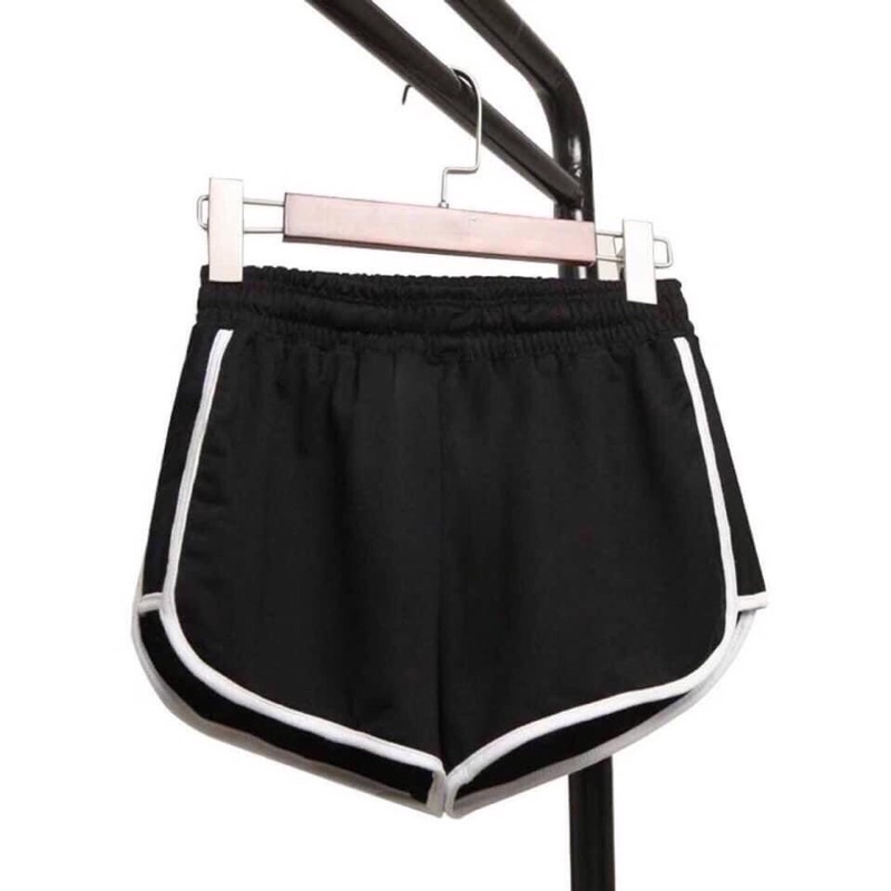 Quần đùi thun nữ mặc nhà chất cotton ống rộng JUNIDO Q02