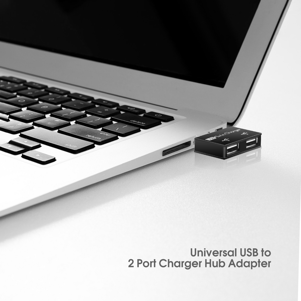 Đầu hub chia 2 cổng USB tiện dụng cho táo tablet táo