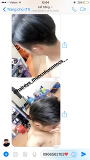 Thuốc nhuộm tóc nâu xám khói