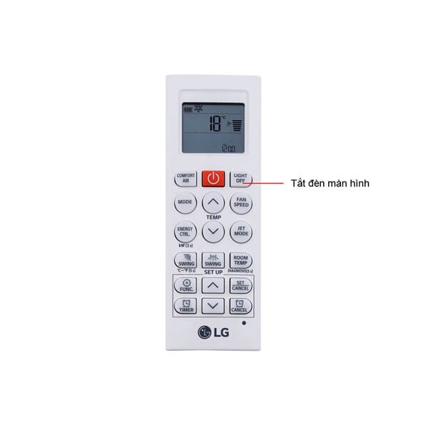 Remote máy lạnh LG mới - Điều khiển điều hòa LG mới - Tặng pin