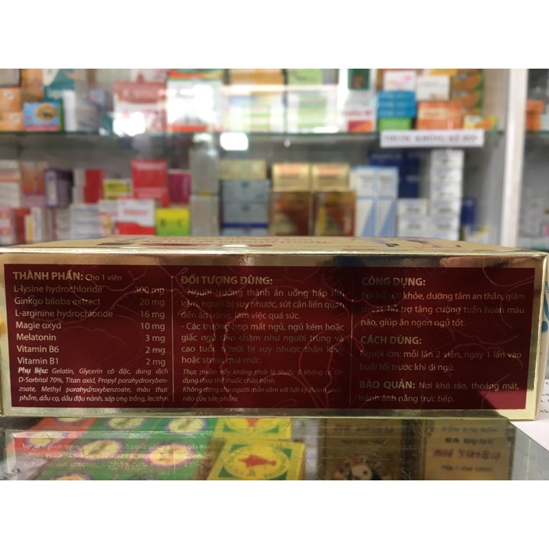 ✅ [Chính Hãng] Viên Ăn Ngủ Ngon Happy Health New brand)dùng trong các trường hợp mất ngủ, khó ngủ,căng thẳng,ăn uống