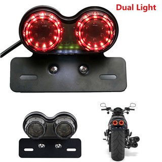 Funny🎡Đèn LED đôi dành cho đuôi xe moto
