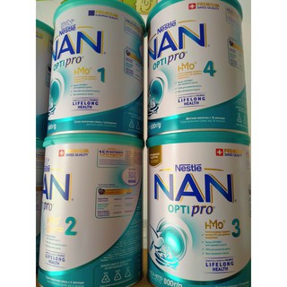 Sữa Bột Nan Nga Số 1,2,3,4 - 800G DATE 2023