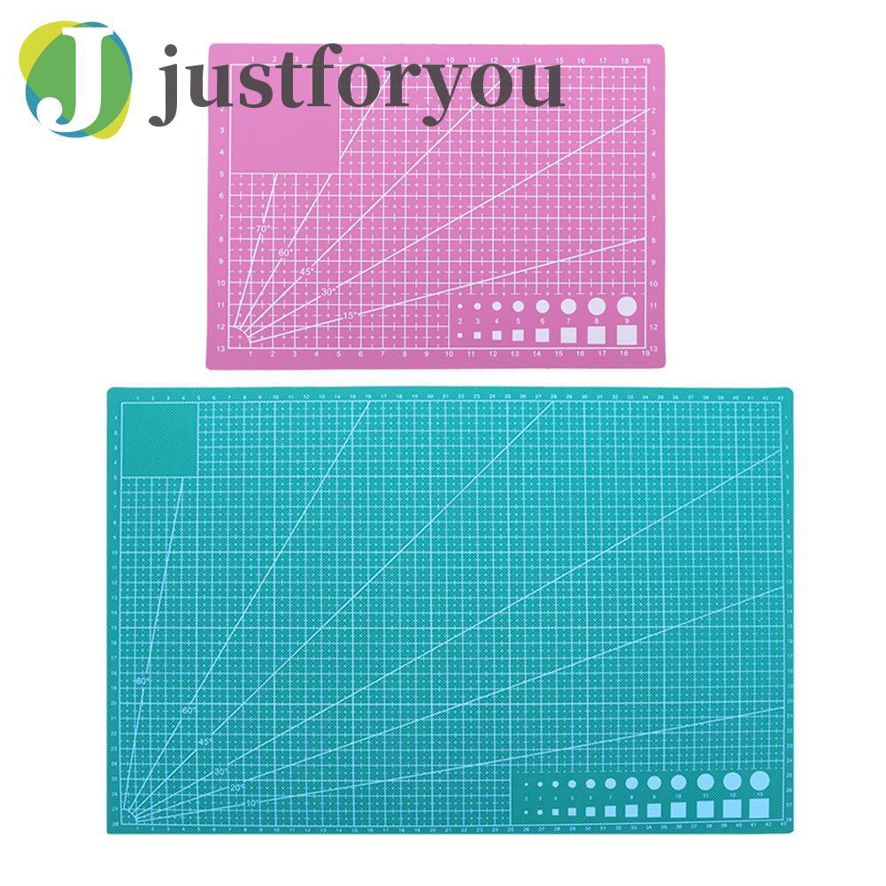 Justforyou2 PVC Cutting Board DIY Patchwork Mat Pad Self-healing Leather Cutting Mat