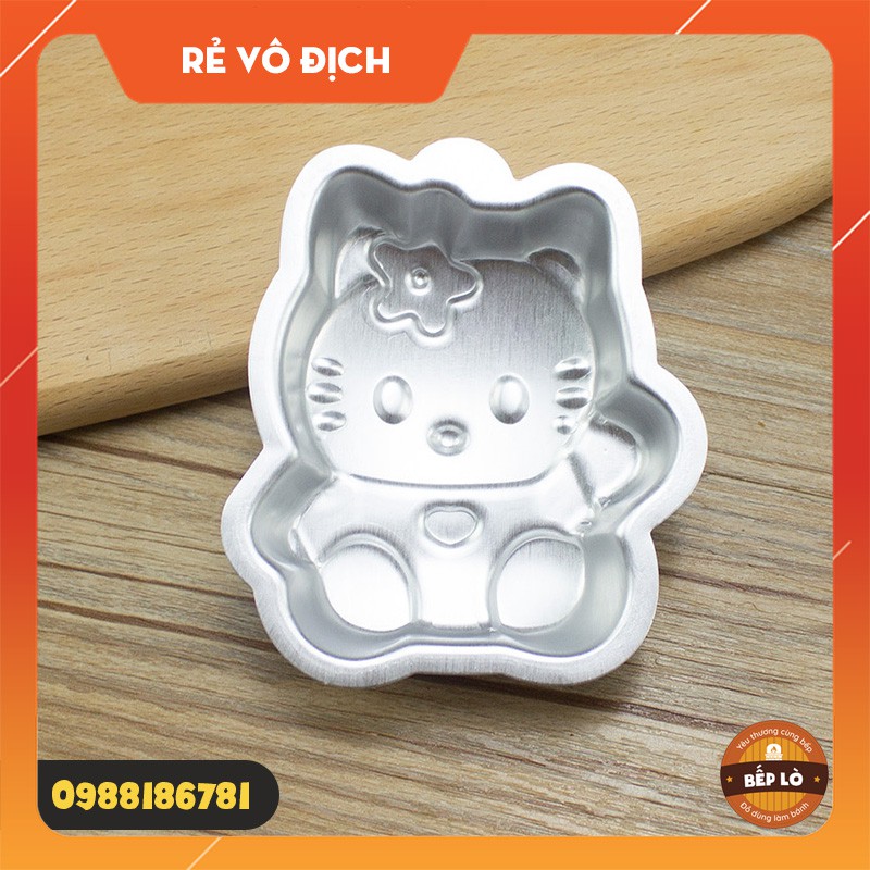 Khuôn Hello Kitty làm thạch, flan, rau câu, pudding H625, H635, H636