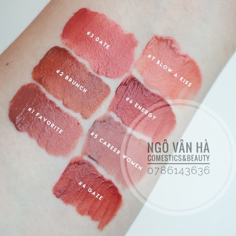 Son Kem Lì Nuegray Daily mood matte liquid Hàn Quốc