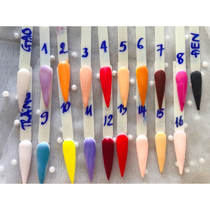 Bột mỹ siêu dẻo mịn 4in1 đắp, nhúng, ombre, nặn hoa