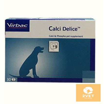 CANCI DELICE - Viên Bổ Sung Canxi Và Khoáng Chất - Ngon Miệng Cho - 1 Vỉ - TPCN Chăm Sóc Thú Cưng