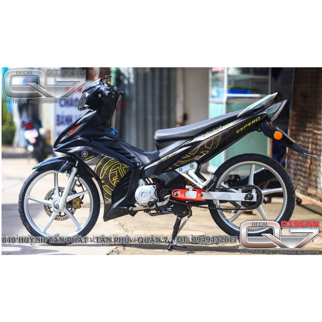 TEM RỜI EXCITER 2011 LC VÀNG ĐEN