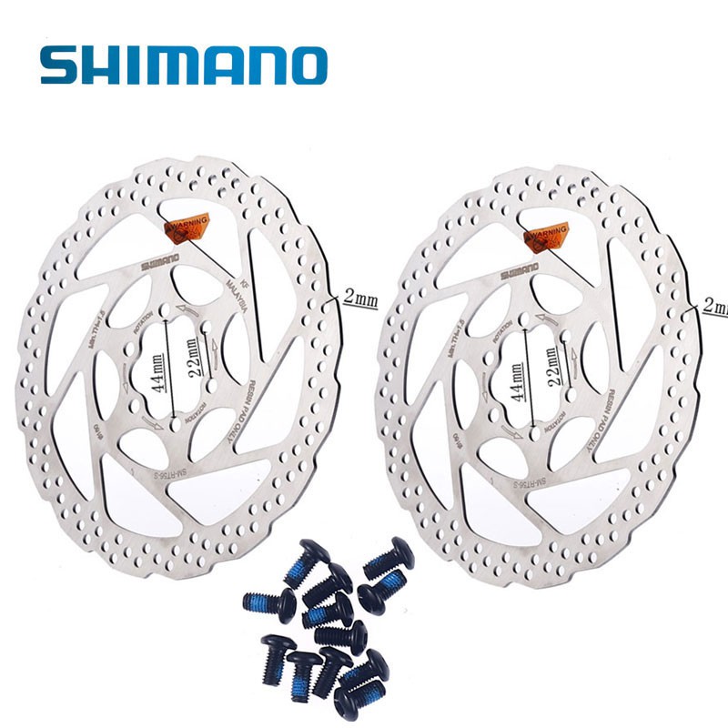 Bộ 2 Đĩa Phanh Xe Đạp Shimano Sm-Rt56 Kèm 6 Đinh Ốc 160mm
