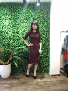 Váy len đuôi cá xả thanh lý