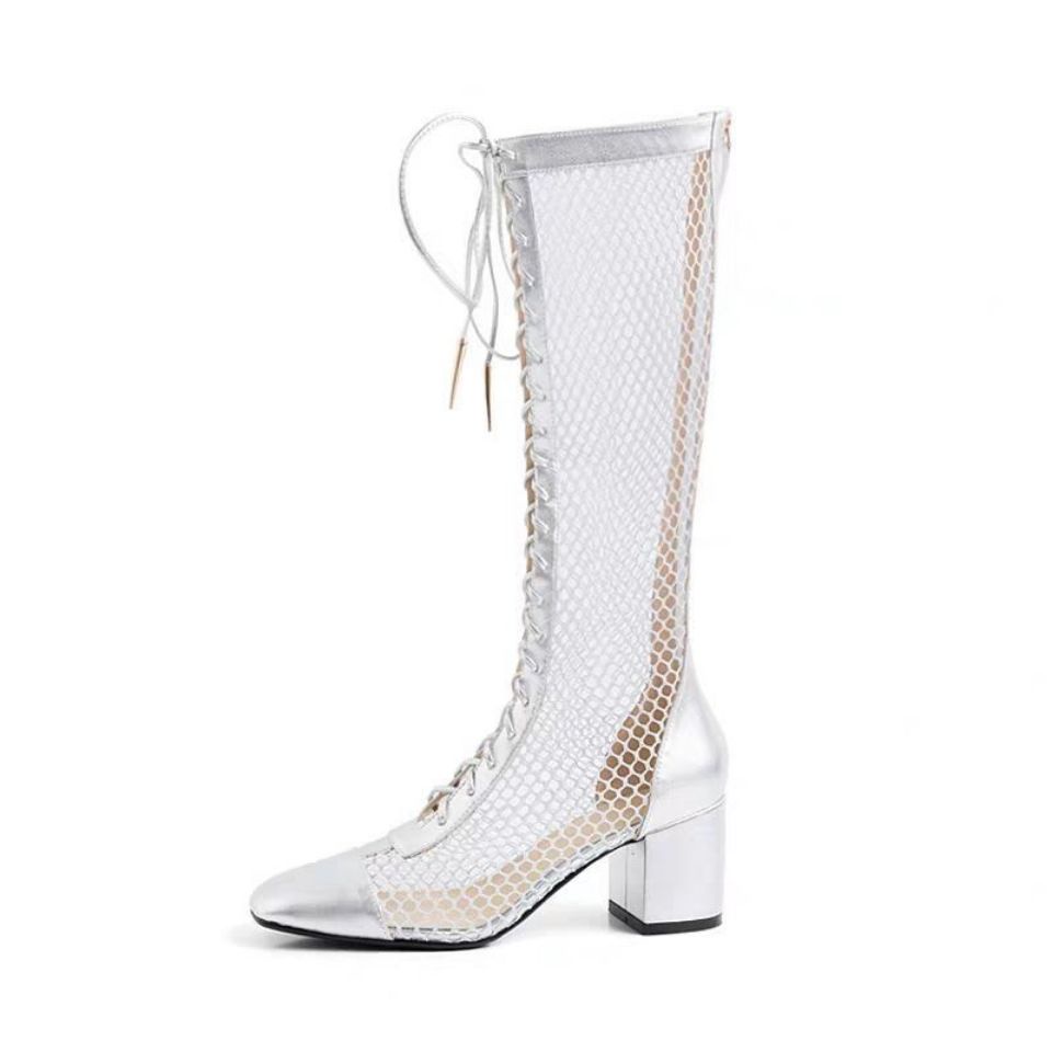 Giày Boot Cao Gót Thiết Kế Mỏng Thiết Kế Mới Thời Trang Mùa Xuân Thu Dành Cho Nữ