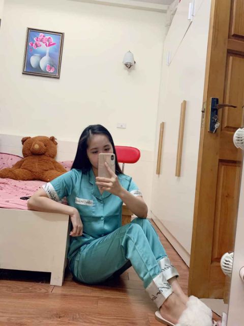 PIJAMA ÁO CỘC QUẦN DÀI DÀI [ VIDEO THẬT]